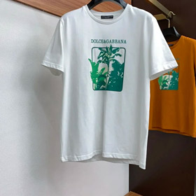 Dolce & Gabbana New Printed Loose Heavy Letter Short Sleeve Round Neck T-Shirt (40 styles)-2804